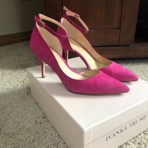 Ivanka Trump Pink Suede Pumps - 7